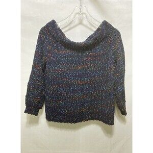 Blush &‎ Bloom Womens S Cable Knit Navy Soft Sweater NWT